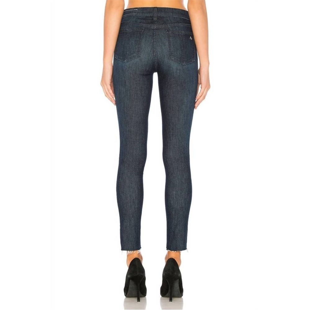 RAG&BONE High Rise Ankle Skinny Jeans in Tonal River Wash - Picture 3 of 13